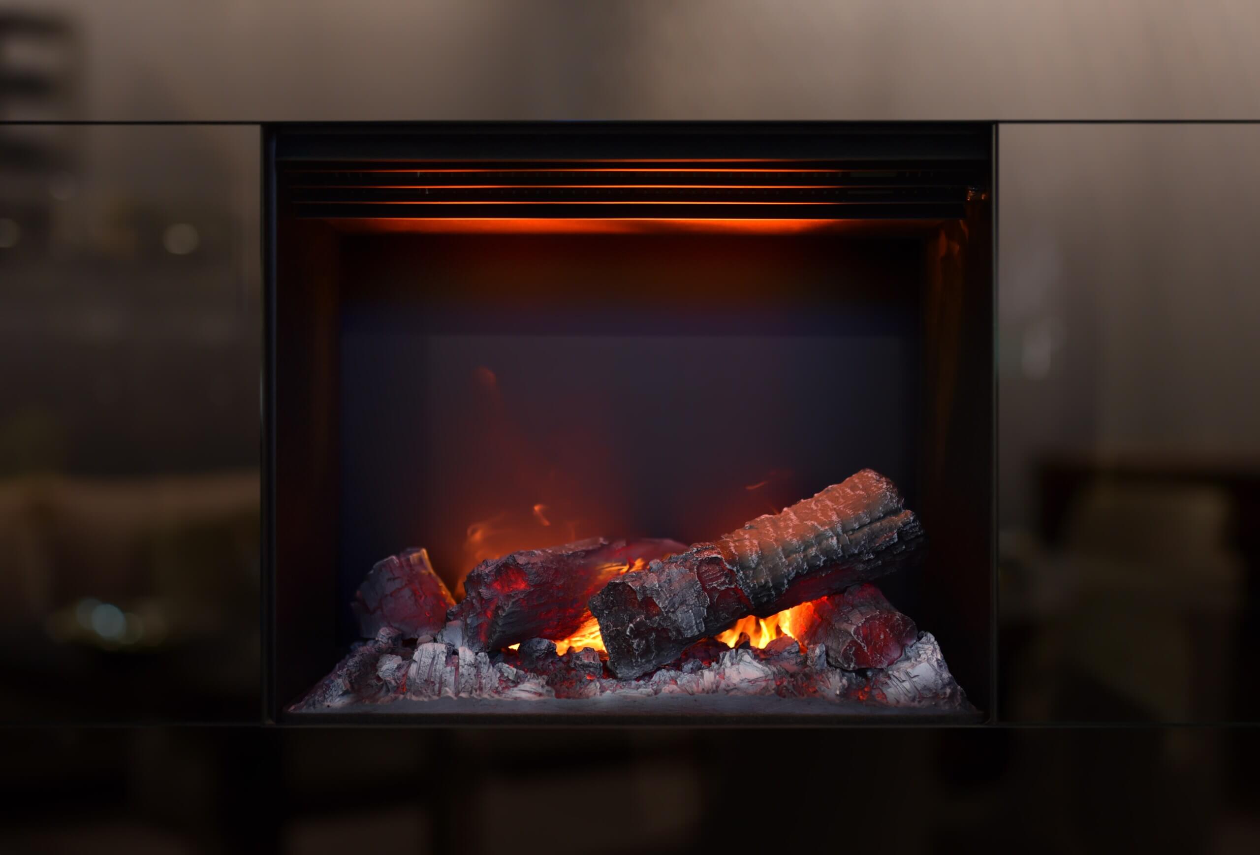 Warm Up With Gas Log Fire